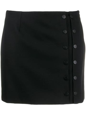 Artica Arbox Buttoned Mini Skirt - Black