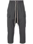 Rick Owens Cropped Tapered Trousers - Grey