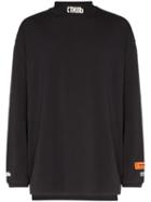 Heron Preston Logo-patch Sweatshirt - Black