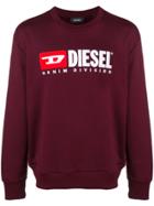 Diesel S-crew Division Sweatshirt - Red