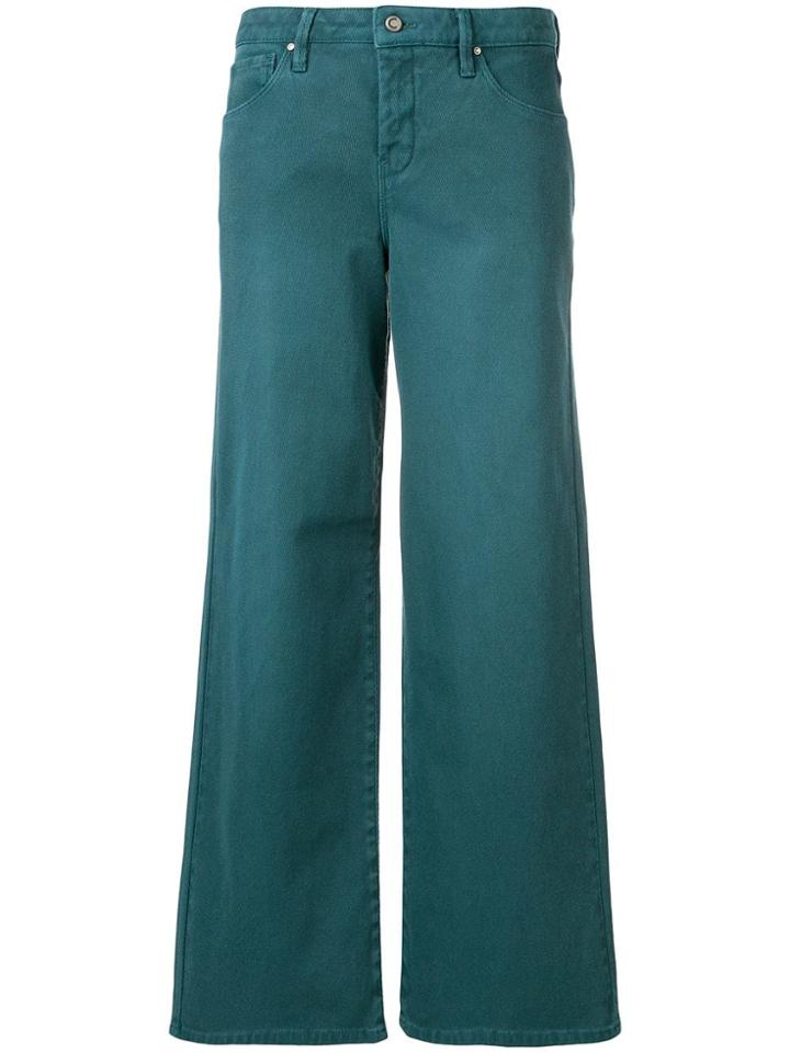 Cotélac Wide Leg Trousers - Green