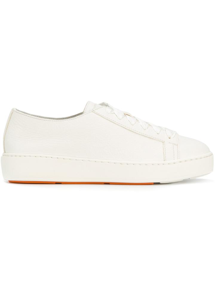 Santoni Flatform Sneakers - White
