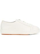 Santoni Flatform Sneakers - White
