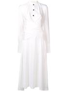 Petar Petrov Satin Midi Dress - Neutrals