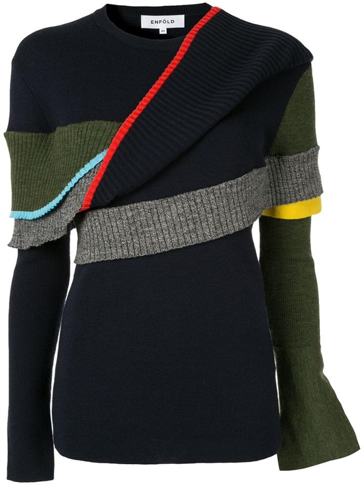 Enföld Multi-layered Sweatshirt - Blue