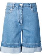 Moschino Folded Shorts - Blue