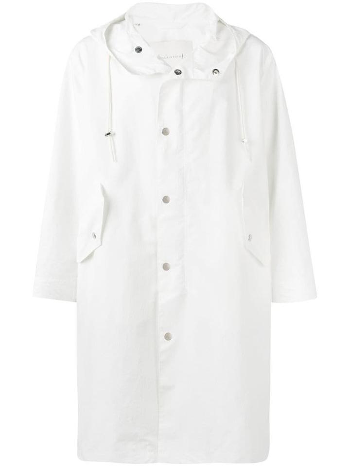 Mackintosh White Oversized Military Parka Gm-137b