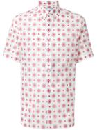 Alexander Mcqueen Folk Embroidery Print Shirt - White