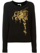 Chloé Sequin Embroidered Jumper - Black