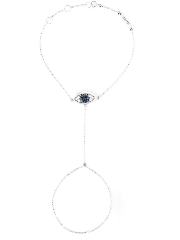 Delfina Delettrez 'watch My Hand' Diamond And Sapphire Bracelet
