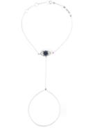 Delfina Delettrez 'watch My Hand' Diamond And Sapphire Bracelet