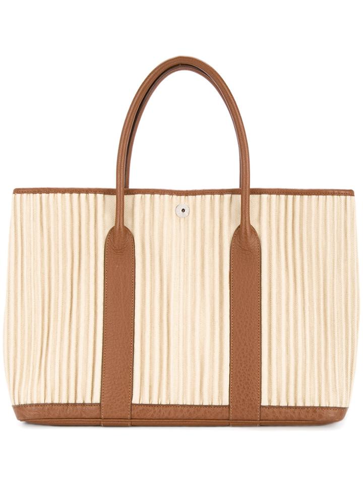 Hermès Vintage Garden Party Pm Tote - Nude & Neutrals