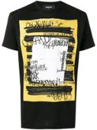 Dsquared2 Scribble Print T-shirt - Black