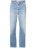 Re/done Slim Faded Jeans - Blue