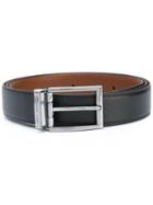 Michael Kors Silver-tone Hardware Belt, Men's, Black, Leather