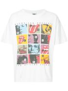Fake Alpha Vintage Rolling Stones Budweiser Print T-shirt - White