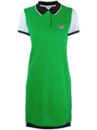 Kenzo - Polo Neck Dress - Women - Cotton - Xs, Green, Cotton