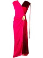 Marni Wrap-around Bicoloured Dress - Pink