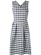 Ps By Paul Smith - Checked Dress - Women - Cotton - 42, White, Cotton