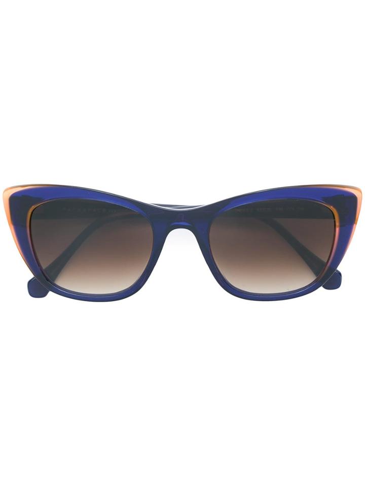 Face À Face Cat-eye Shaped Sunglasses - Blue
