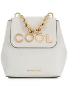 Michael Michael Kors Mott Extra-small Embellished Backpack - White