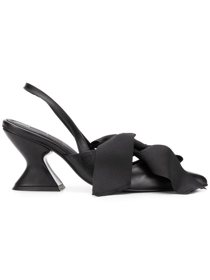 Marques'almeida Bow Detail Sandals - Black