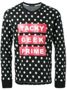 Guild Prime Polka Dot Sweater, Men's, Size: 3, Black, Polyester