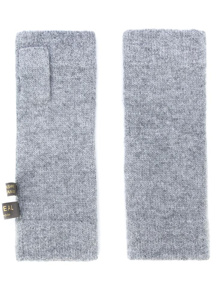N.peal Fingerless Gloves - Grey