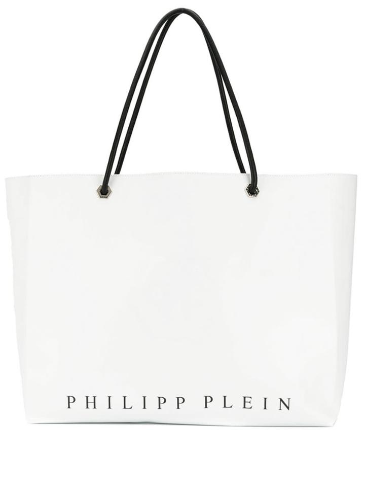 Philipp Plein Statement Tote Bag - White