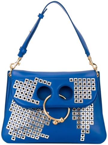J.w.anderson Ring Shoulder Bag, Women's, Blue