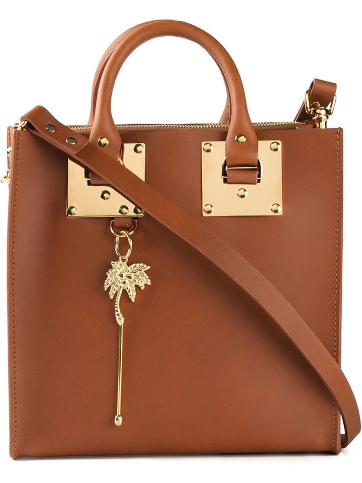 Sophie Hulme Square Tote, Women's, Brown