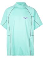 Calvin Klein 205w39nyc Jaws Contrast Stitching T-shirt - Blue
