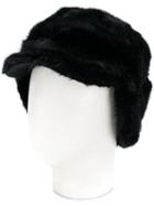 Urbancode Textured Furry Hat - Black