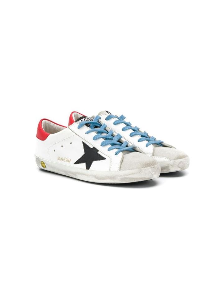 Golden Goose Kids Teen Superstar Low-top Sneakers - White
