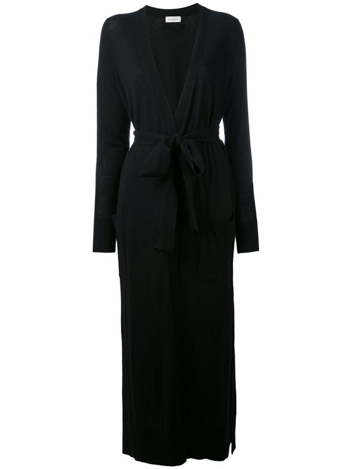 Le Kasha Cashmere Delhi Cardigan - Black
