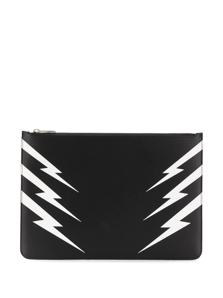 Neil Barrett Large Pouch Bag - Black
