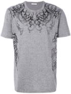 Versace - Tattoo Print T-shirt - Men - Cotton - S, Grey, Cotton