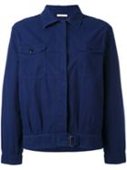 Button Up Shirt Jacket - Women - Cotton - 0, Blue, Cotton, Bellerose