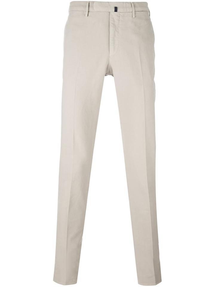 Incotex Slim-fit Chinos, Men's, Size: 54, Nude/neutrals, Cotton/spandex/elastane