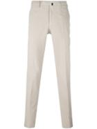 Incotex Slim-fit Chinos, Men's, Size: 54, Nude/neutrals, Cotton/spandex/elastane