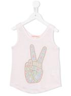 Anne Kurris Marcel Peace Tank, Girl's, Size: 12 Yrs, Pink/purple