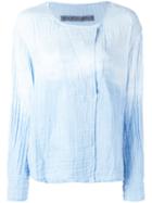 Raquel Allegra Gradient Cardigan, Women's, Size: 2, Blue, Cotton