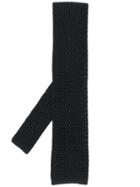 Tom Ford Knitted Tie - Black
