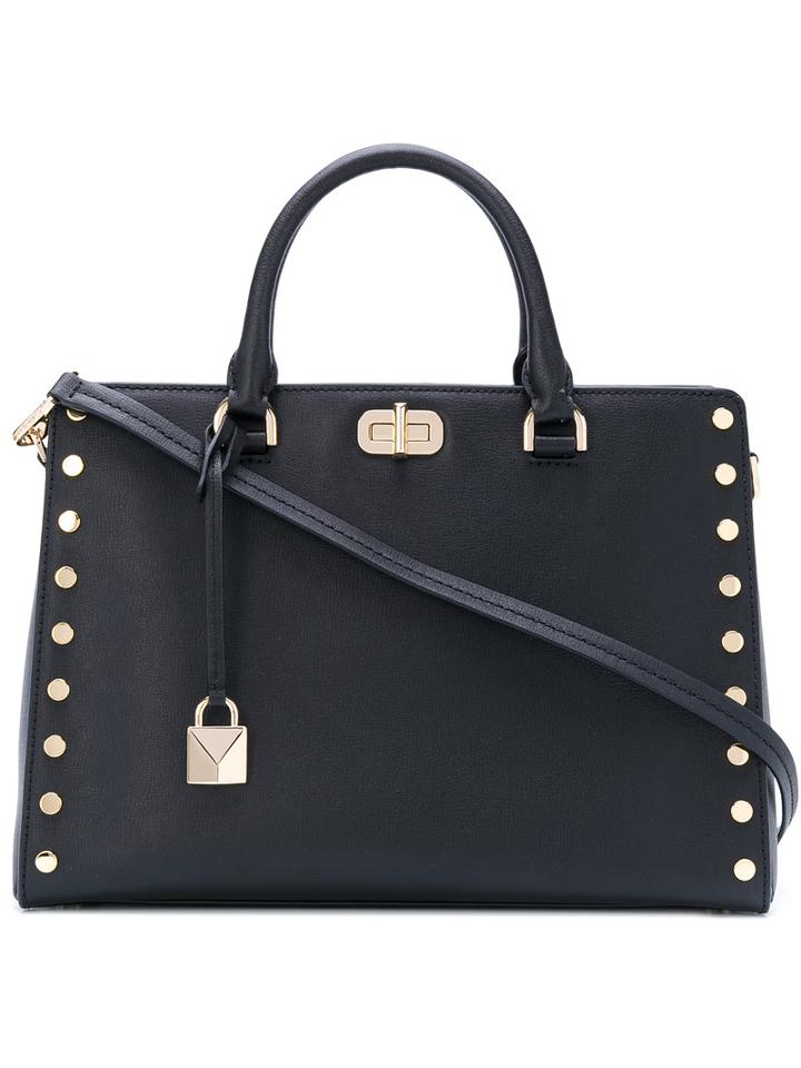 Michael Michael Kors - Studded Tote Bag - Women - Leather - One Size, Black, Leather