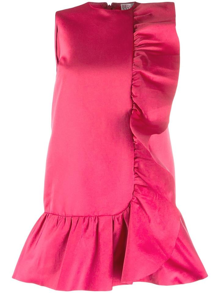 Red Valentino Ruffled Duchesse Dress - Pink
