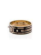 Foundrae 18k Yellow Gold Sun Wide Diamond Ring
