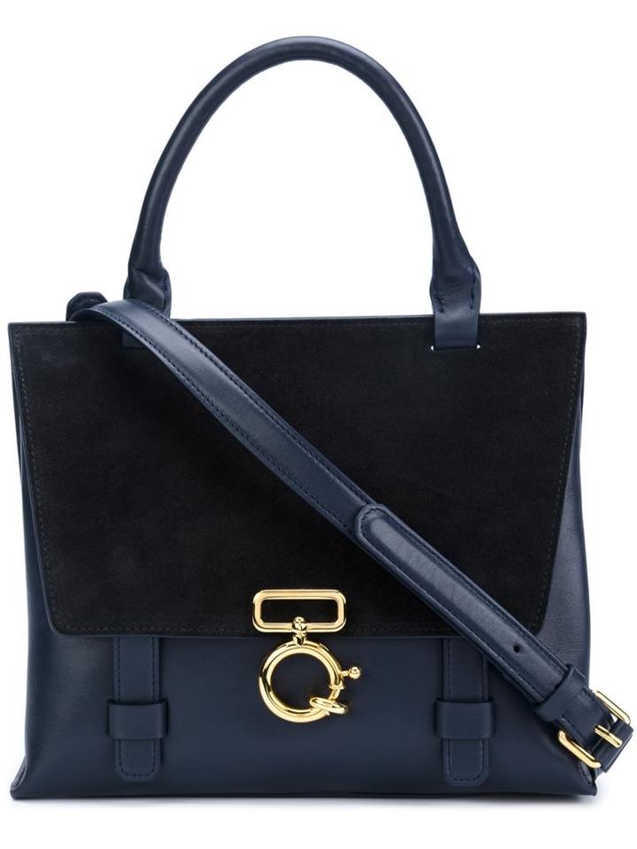 Derek Lam 10 Crosby 'mini Ave A' Top Handle Satchel, Women's, Blue, Leather