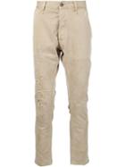 Denham Distressed Trousers, Men's, Size: 31, Nude/neutrals, Cotton/spandex/elastane