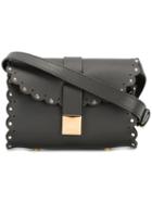 Furla Amazzone Crossbody Bag, Women's, Black, Calf Leather