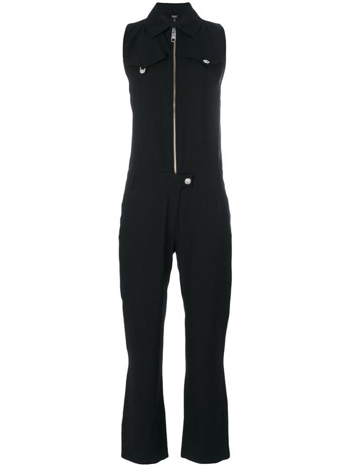 Versus Zipped Jumpsuit - Black